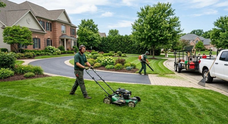 Lawn Mowing and Trimming